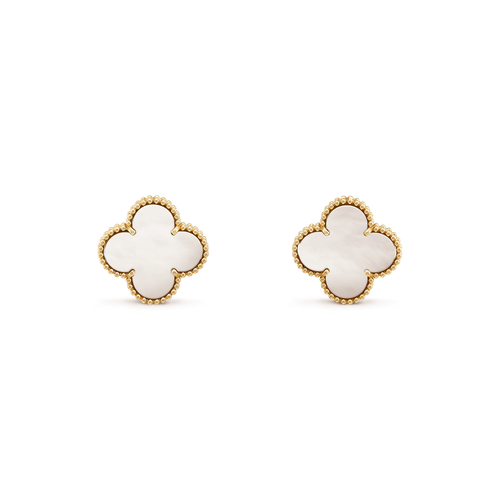 [Aurelle Style]CLOVER MINI GOLD EARRINGS