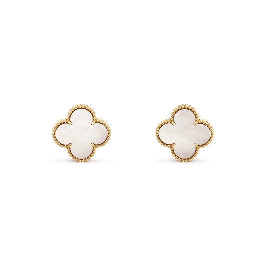 [Aurelle Style]CLOVER MINI GOLD EARRINGS