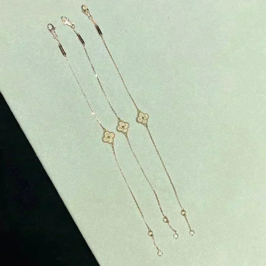 [Aurelle Style]CLOVER SINGLE FLOWER BRACELET