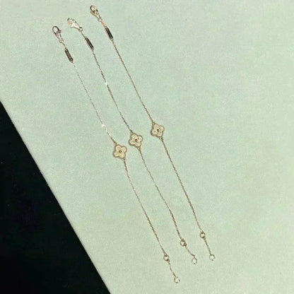 [Aurelle Style]CLOVER SINGLE FLOWER BRACELET