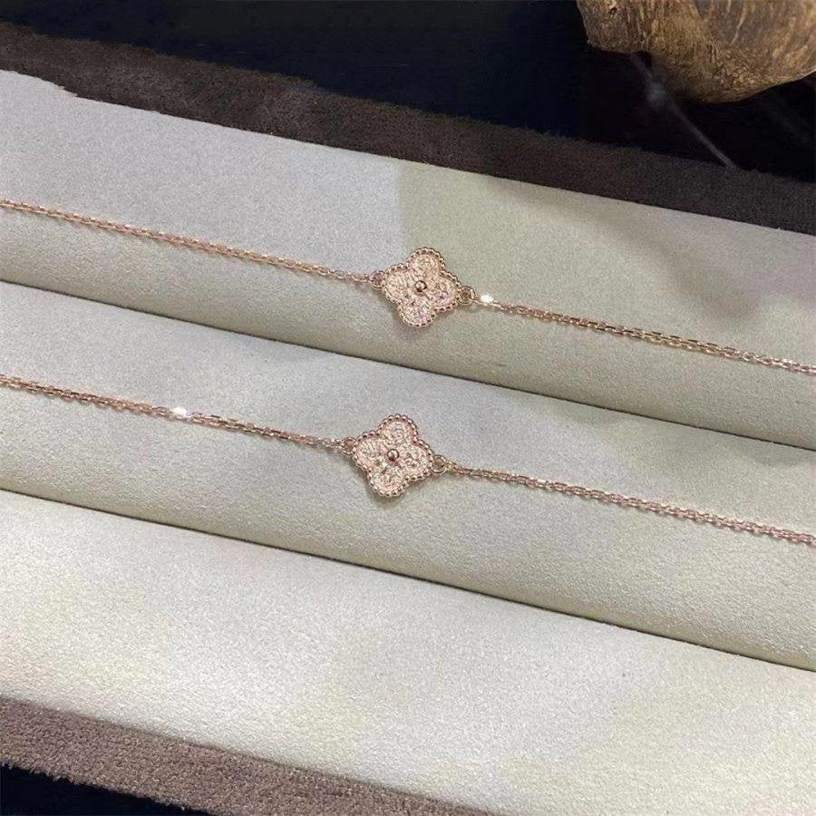 [Aurelle Style]CLOVER SINGLE FLOWER BRACELET