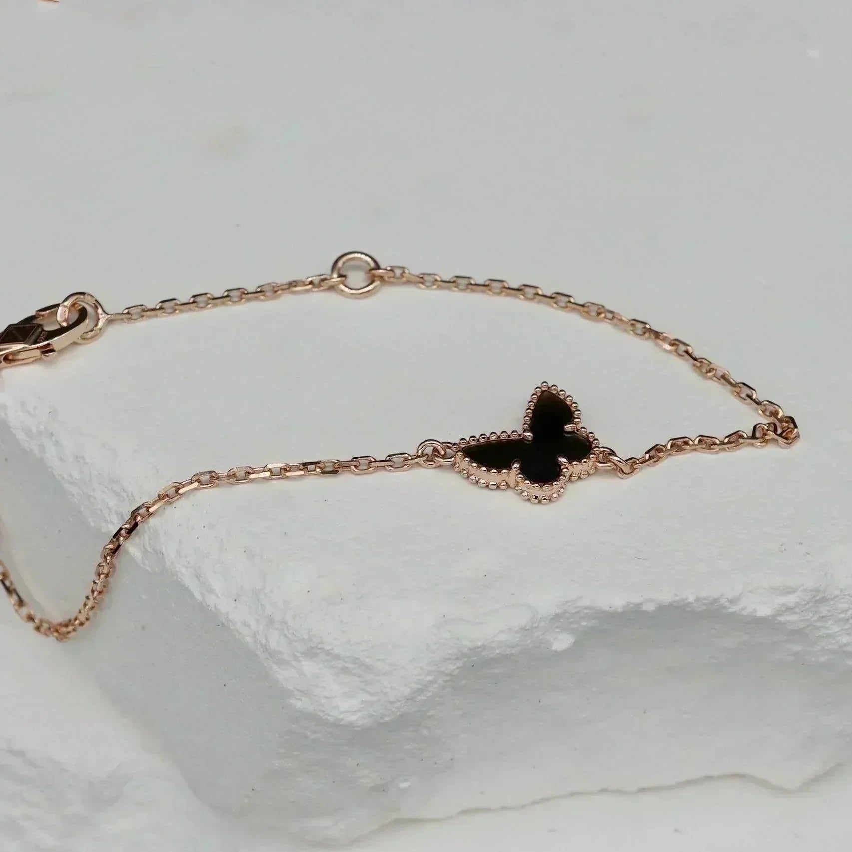 [Aurelle Style]BUTTERFLY ONYX  BUTTERFLY BRACELET
