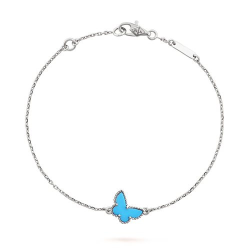 [Aurelle Style]BUTTERFLY TURQUOISE BUTTERFLY BRACELET SILVER