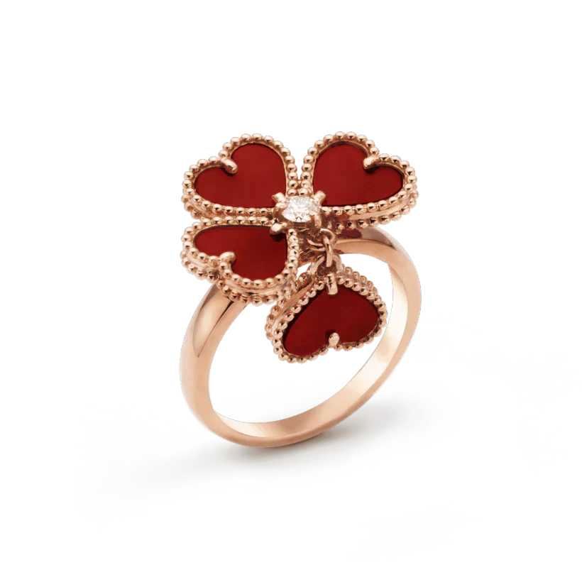 [Aurelle Style]SWEET CLOVER CARNELIAN RING