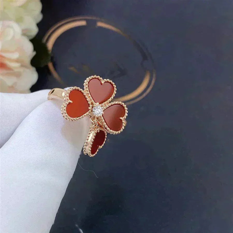 [Aurelle Style]SWEET CLOVER CARNELIAN RING