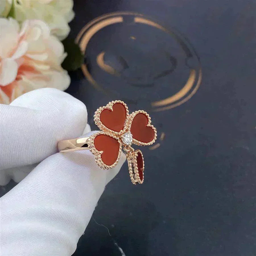 [Aurelle Style]SWEET CLOVER CARNELIAN RING