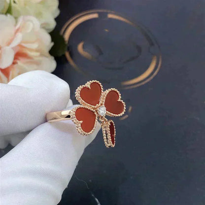 [Aurelle Style]SWEET CLOVER CARNELIAN RING