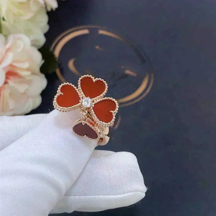 [Aurelle Style]SWEET CLOVER CARNELIAN RING