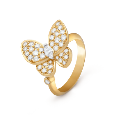 [Aurelle Style]BUTTERFLY DIAMOND RING