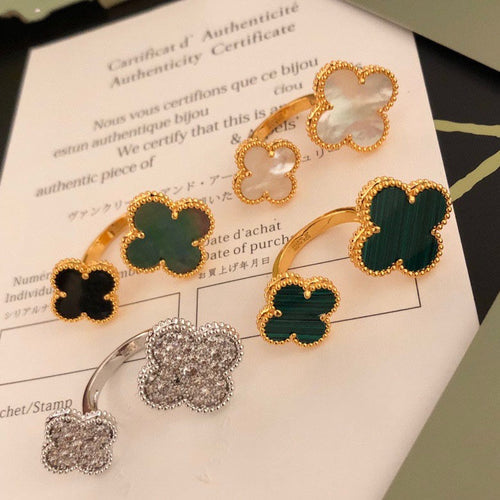[Aurelle Style]CLOVER BETWEEN THE FINGER RING