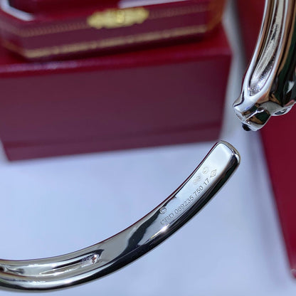 [Aurelle Style]PANTHERE SILVER OPEN BRACELET