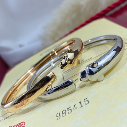 [Aurelle Style]PANTHERE SILVER OPEN BRACELET