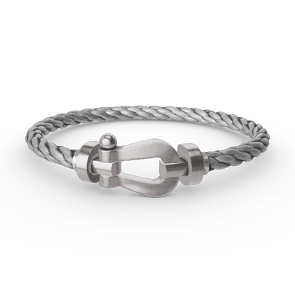 [Aurelle Style]FORCE LARGE HORSESHOE NO DIAMOND BRACELET SILVER