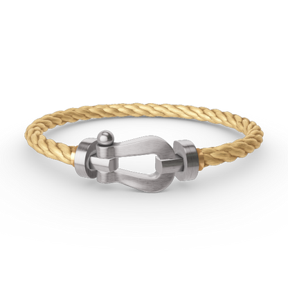 [Aurelle Style]FORCE LARGE HORSESHOE NO DIAMOND BRACELET SILVER
