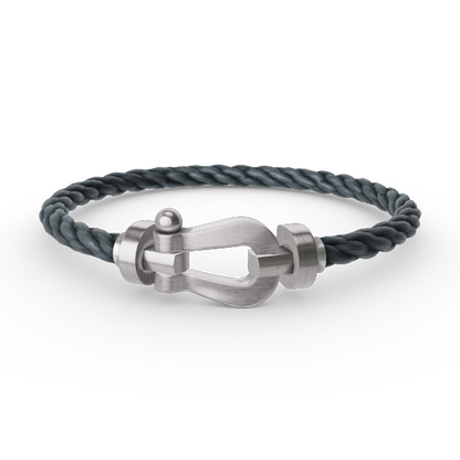 [Aurelle Style]FORCE LARGE HORSESHOE NO DIAMOND BRACELET SILVER