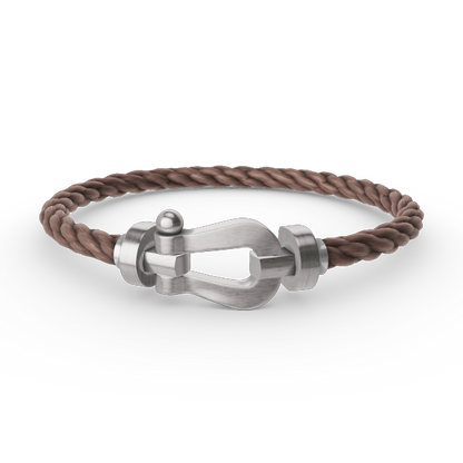 [Aurelle Style]FORCE LARGE HORSESHOE NO DIAMOND BRACELET SILVER
