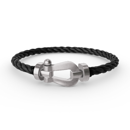 [Aurelle Style]FORCE LARGE HORSESHOE NO DIAMOND BRACELET SILVER