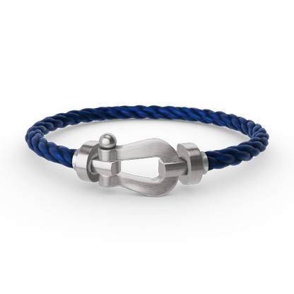 [Aurelle Style]FORCE LARGE HORSESHOE NO DIAMOND BRACELET SILVER