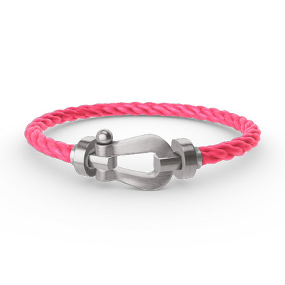 [Aurelle Style]FORCE LARGE HORSESHOE NO DIAMOND BRACELET SILVER