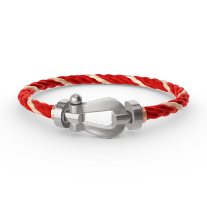 [Aurelle Style]FORCE LARGE HORSESHOE NO DIAMOND BRACELET SILVER