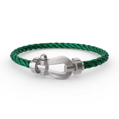 [Aurelle Style]FORCE LARGE HORSESHOE NO DIAMOND BRACELET SILVER