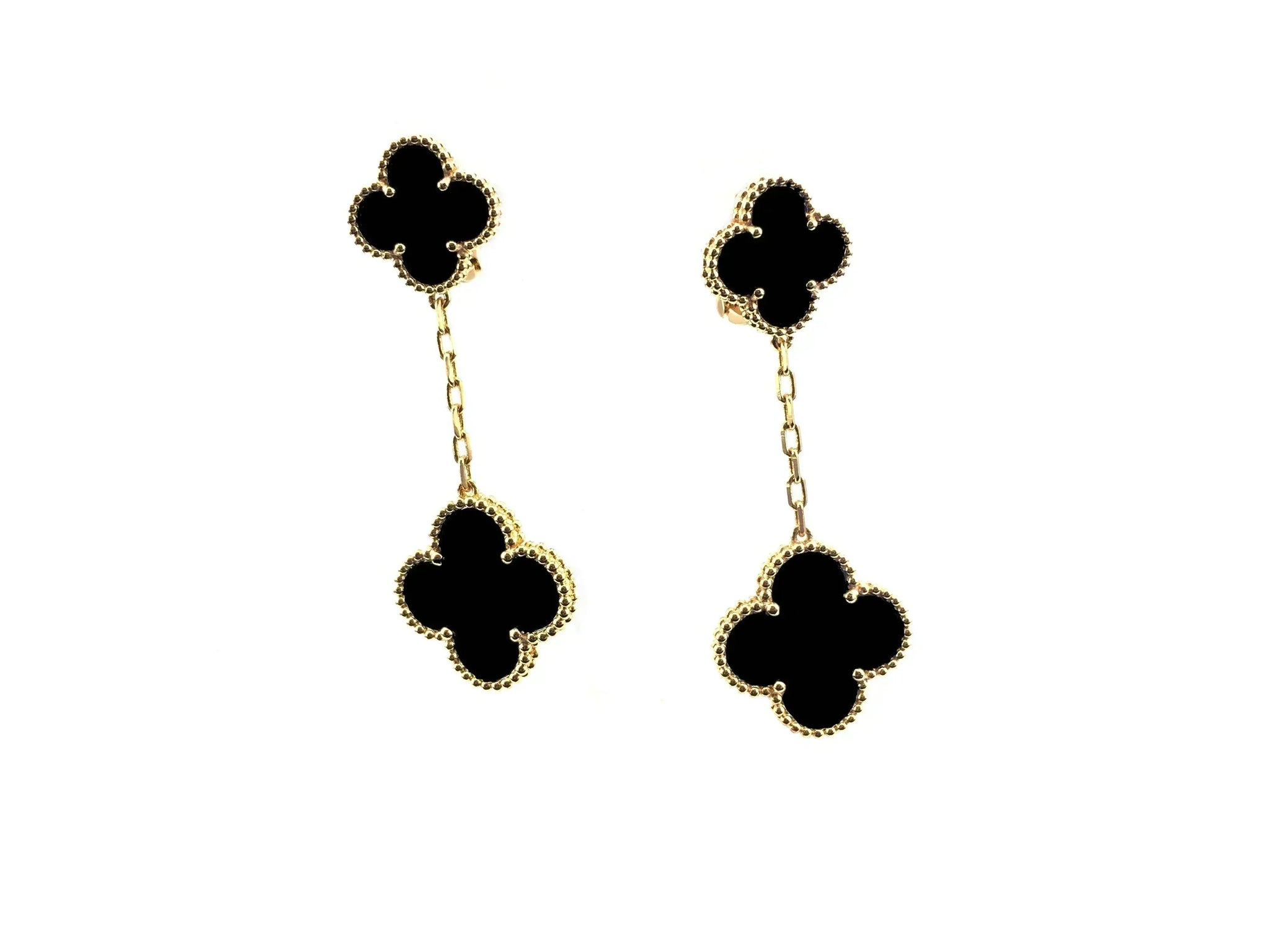 [Aurelle Style]CLOVER 2 MOTIFS  EARRINGS (MULTIPLE CHOICESC