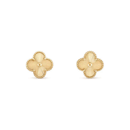 [Aurelle Style]CLOVER MEDIUM 1 MOTIFS LASER EARRINGS