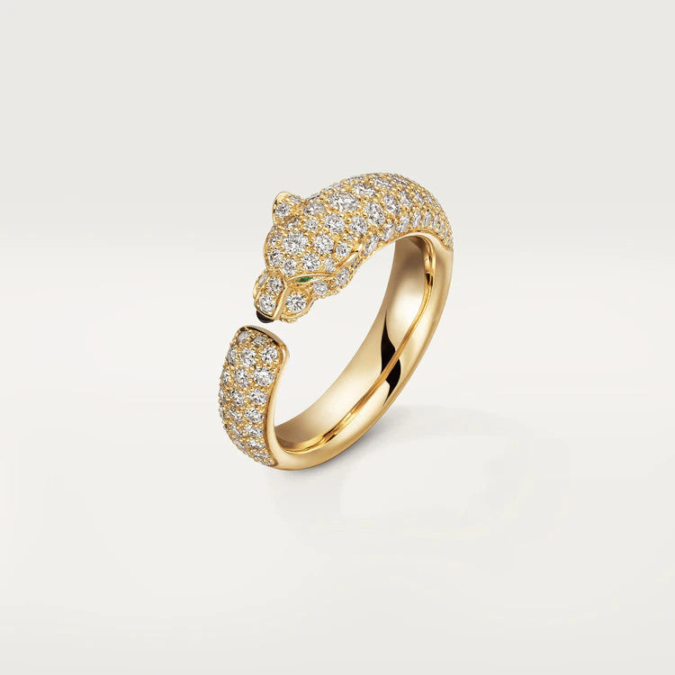 [Aurelle Style]PANTHERE PINK GOLD DIAMOND RING