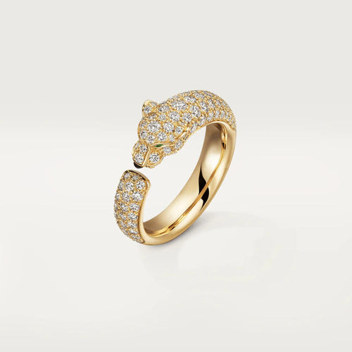 [Aurelle Style]PANTHERE PINK GOLD DIAMOND RING