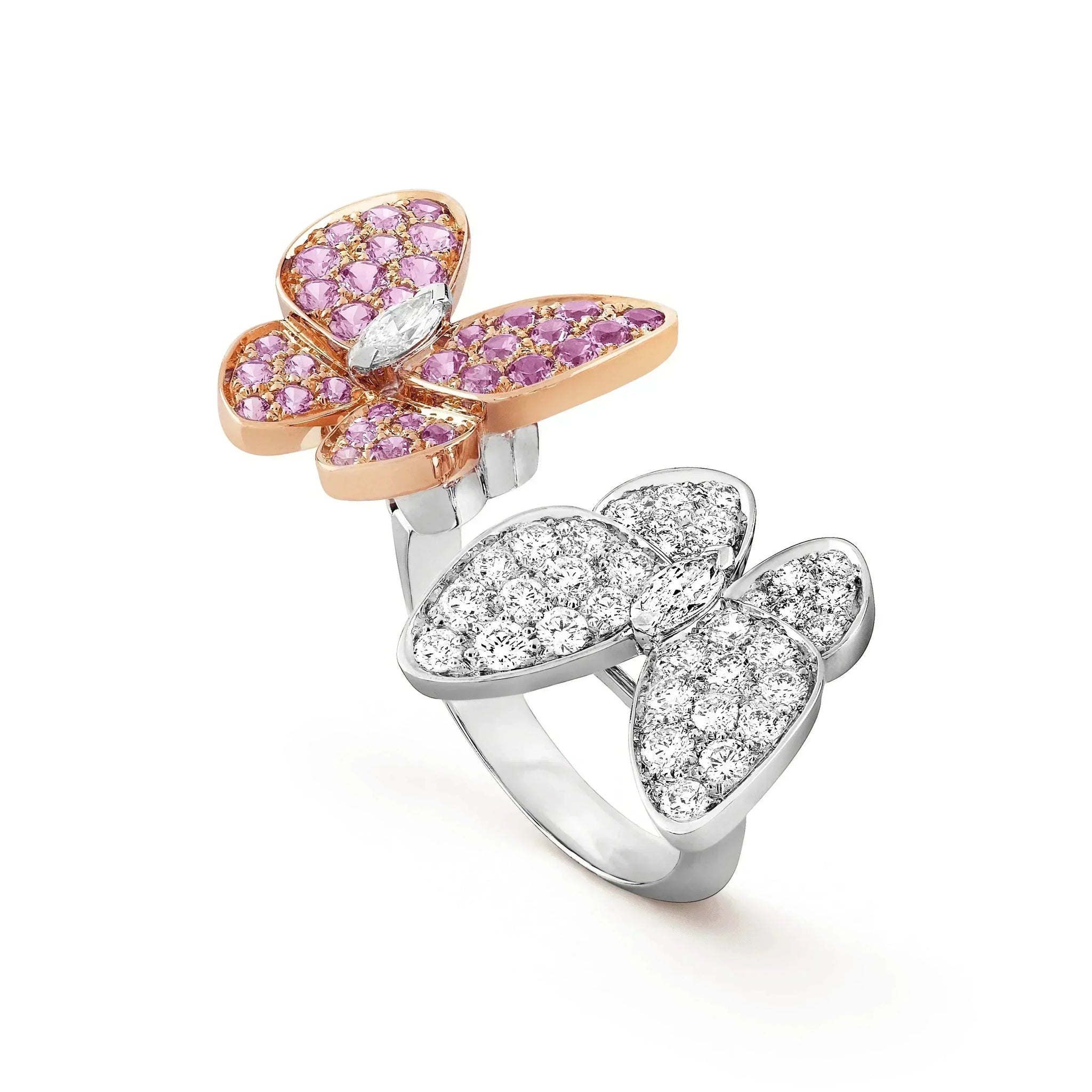[Aurelle Style]TWIN BUTTERFLY DIAMOND RING