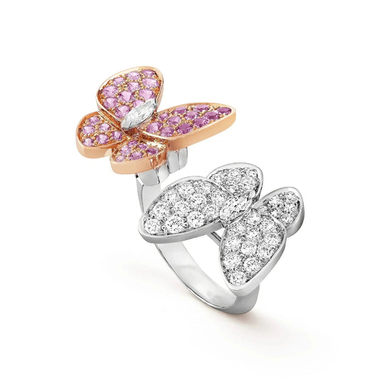 [Aurelle Style]TWIN BUTTERFLY DIAMOND RING